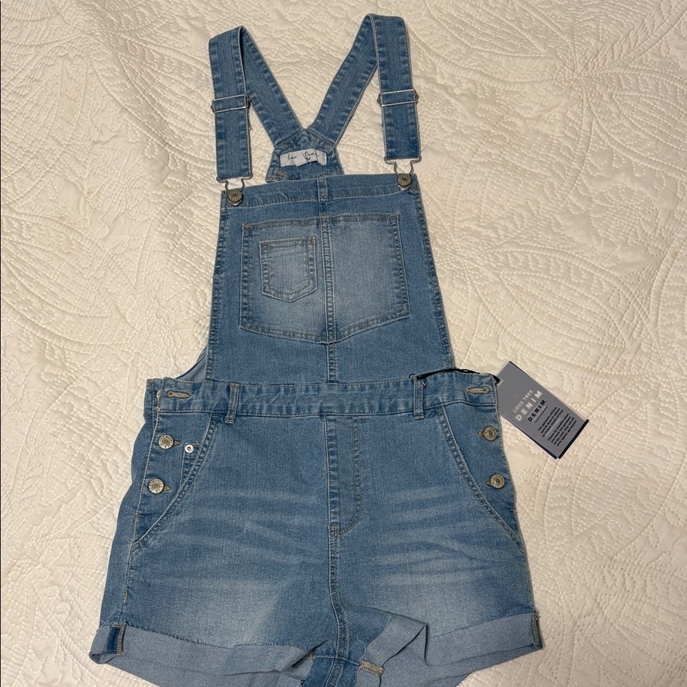 Love Tree Light Blue Denim Overalls